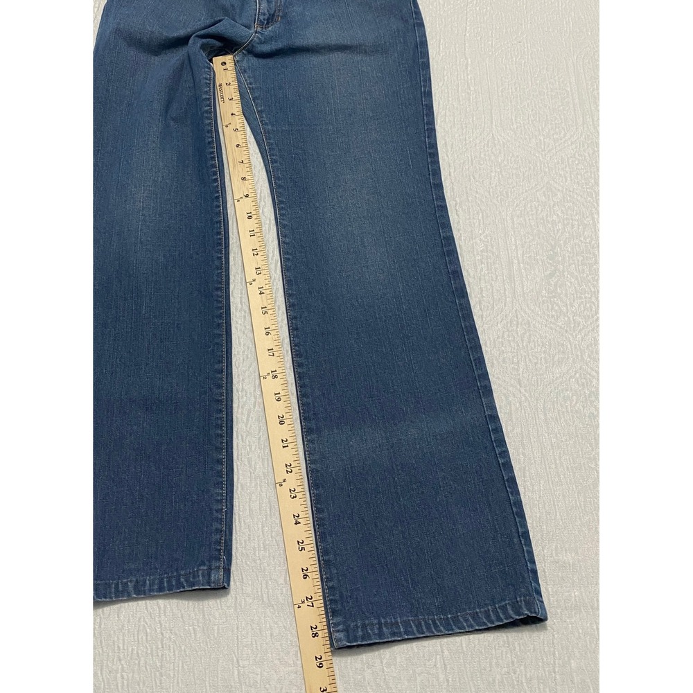 Vintage USA Gap‎ Jeans Straight Women's Size 10 R Blue Baumwolle - Picture 7 of 8